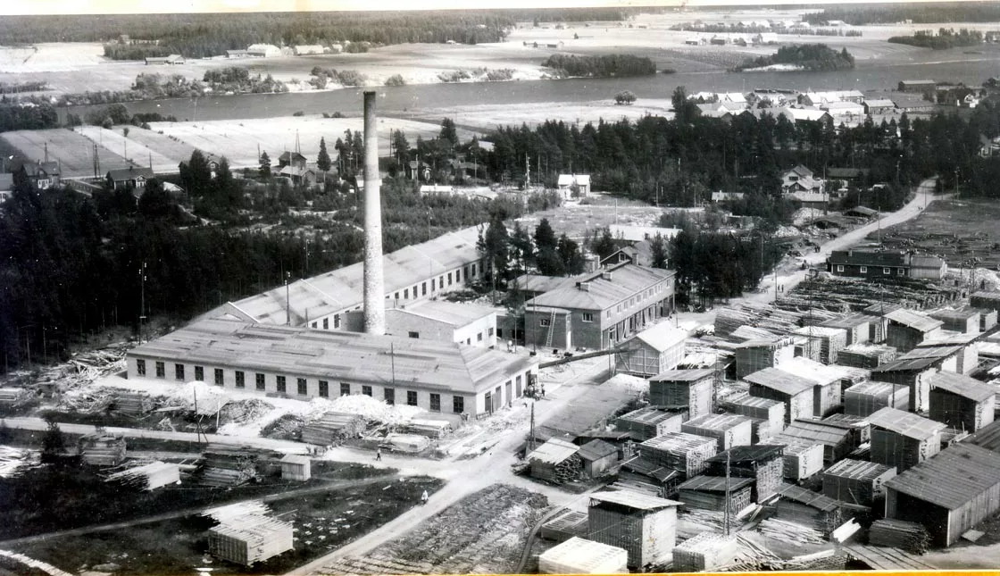 Harjavalta factory in 1950s